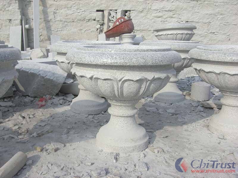 Stone Flower Pot 08