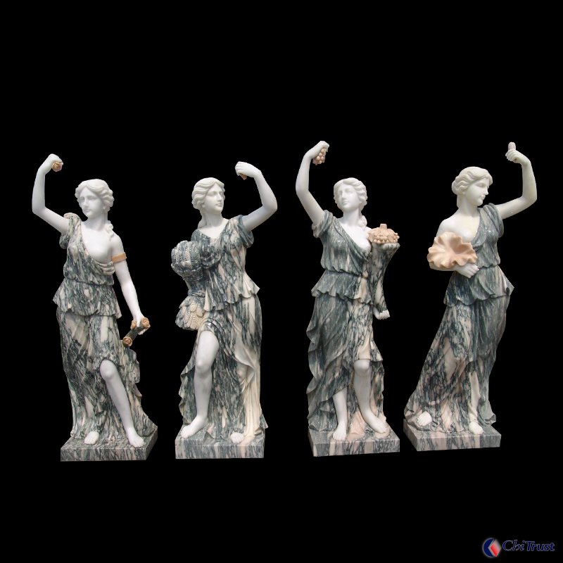 Greek marble statues