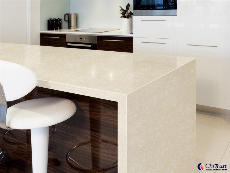 Artificial Quartz kitchen countertop