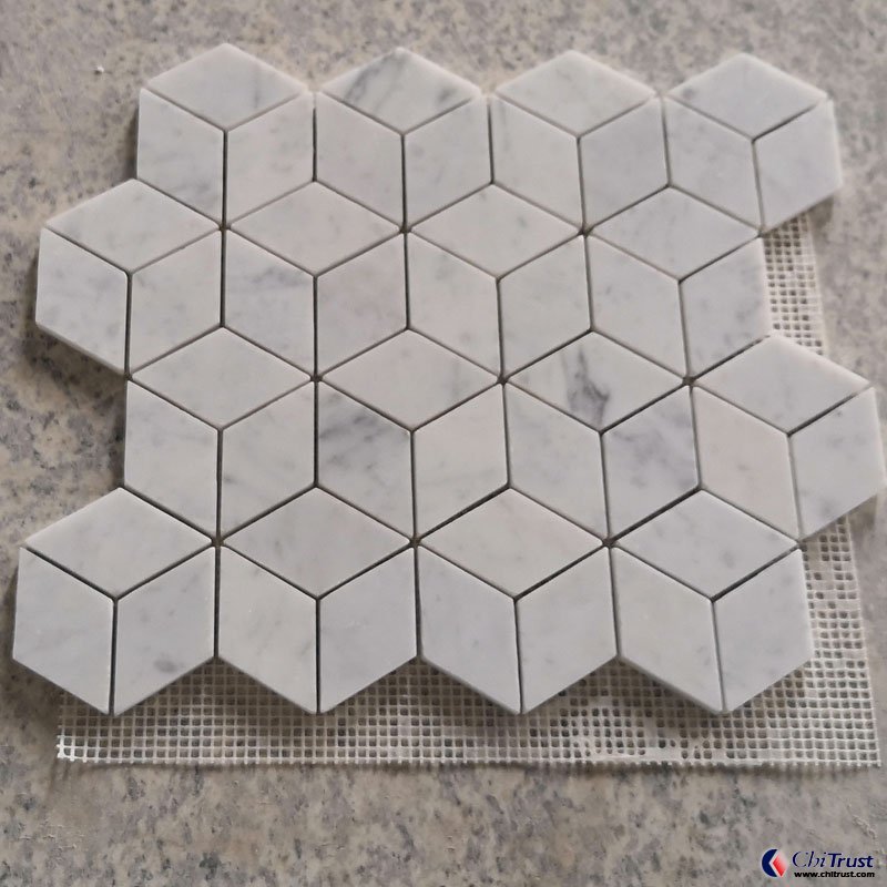 Quadrilateral White Mosaic